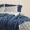image:imageBedsure GentleSoft Sherpa Fleece Throw Blanket for Couch NonHeated Thick and Warm Throw for Women and Men Soft Fuzzy Plush Blanket for Fall Burnt Orange 50x60 Inches03  Slate Blue
