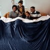image:imageBedsure GentleSoft Sherpa Fleece Throw Blanket for Couch NonHeated Thick and Warm Throw for Women and Men Soft Fuzzy Plush Blanket for Fall Burnt Orange 50x60 Inches03  Navy