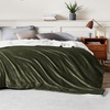 image:imageBedsure GentleSoft Sherpa Fleece Throw Blanket for Couch NonHeated Thick and Warm Throw for Women and Men Soft Fuzzy Plush Blanket for Fall Burnt Orange 50x60 Inches04  Olive Green