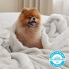 image:imageBedsure GentleSoft Sherpa Fleece Throw Blanket for Couch NonHeated Thick and Warm Throw for Women and Men Soft Fuzzy Plush Blanket for Fall Burnt Orange 50x60 Inches05  Linen