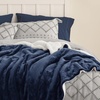 image:imageBedsure GentleSoft Sherpa Fleece Throw Blanket for Couch NonHeated Thick and Warm Throw for Women and Men Soft Fuzzy Plush Blanket for Fall Burnt Orange 50x60 Inches03  Navy