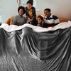 image:imageBedsure GentleSoft Sherpa Fleece Throw Blanket for Couch NonHeated Thick and Warm Throw for Women and Men Soft Fuzzy Plush Blanket for Fall Burnt Orange 50x60 Inches02  Charcoal