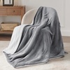 image:imageBedsure GentleSoft Sherpa Fleece Throw Blanket for Couch NonHeated Thick and Warm Throw for Women and Men Soft Fuzzy Plush Blanket for Fall Burnt Orange 50x60 Inches01  Grey