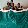 image:imageBedsure GentleSoft Sherpa Fleece Throw Blanket for Couch NonHeated Thick and Warm Throw for Women and Men Soft Fuzzy Plush Blanket for Fall Burnt Orange 50x60 Inches04  Forest Green