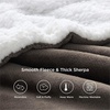 image:imageBedsure GentleSoft Sherpa Fleece Throw Blanket for Couch NonHeated Thick and Warm Throw for Women and Men Soft Fuzzy Plush Blanket for Fall Burnt Orange 50x60 Inches05  Brown