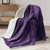 image:imageBedsure GentleSoft Sherpa Fleece Throw Blanket for Couch NonHeated Thick and Warm Throw for Women and Men Soft Fuzzy Plush Blanket for Fall Burnt Orange 50x60 Inches08  Purple