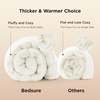 image:imageBedsure Gentlesoft Fluffy Cozy Faux Fur Throw Blanket for Couch Soft Fuzzy Plush Furry Blanket DoubleSided Faux Rabbit Fur Thick Warm Chair Throws Luxury Gifts for Women 50 X 60 Light BrownCream