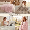 image:imageBedsure Gentlesoft Fluffy Cozy Faux Fur Throw Blanket for Couch Soft Fuzzy Plush Furry Blanket DoubleSided Faux Rabbit Fur Thick Warm Chair Throws Luxury Gifts for Women 50 X 60 Light BrownLight Brown