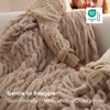image:imageBedsure Gentlesoft Fluffy Cozy Faux Fur Throw Blanket for Couch Soft Fuzzy Plush Furry Blanket DoubleSided Faux Rabbit Fur Thick Warm Chair Throws Luxury Gifts for Women 50 X 60 Light BrownLight Brown