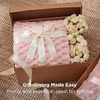 image:imageBedsure Pink Throw Blanket for Couch  350GSM Fluffy Plush Bubble Blanket for Bed Home Room Decor GentleSoft Cute Fleece Soft Cozy Gifts for Women Girls 50x60 Inches01  Pink