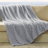 image:imageBedsure Pink Throw Blanket for Couch  350GSM Fluffy Plush Bubble Blanket for Bed Home Room Decor GentleSoft Cute Fleece Soft Cozy Gifts for Women Girls 50x60 Inches05  Light Grey