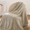 image:imageBedsure Pink Throw Blanket for Couch  350GSM Fluffy Plush Bubble Blanket for Bed Home Room Decor GentleSoft Cute Fleece Soft Cozy Gifts for Women Girls 50x60 Inches03  Beige