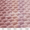 image:imageBedsure Pink Throw Blanket for Couch  350GSM Fluffy Plush Bubble Blanket for Bed Home Room Decor GentleSoft Cute Fleece Soft Cozy Gifts for Women Girls 50x60 Inches08  Dusty Rose