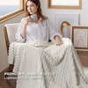 image:imageBedsure Pink Throw Blanket for Couch  350GSM Fluffy Plush Bubble Blanket for Bed Home Room Decor GentleSoft Cute Fleece Soft Cozy Gifts for Women Girls 50x60 Inches04  Off White
