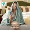image:imageBedsure Pink Throw Blanket for Couch  350GSM Fluffy Plush Bubble Blanket for Bed Home Room Decor GentleSoft Cute Fleece Soft Cozy Gifts for Women Girls 50x60 Inches02  Sage Green