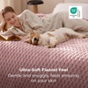 image:imageBedsure Pink Throw Blanket for Couch  350GSM Fluffy Plush Bubble Blanket for Bed Home Room Decor GentleSoft Cute Fleece Soft Cozy Gifts for Women Girls 50x60 Inches08  Dusty Rose