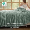 image:imageBedsure Pink Throw Blanket for Couch  350GSM Fluffy Plush Bubble Blanket for Bed Home Room Decor GentleSoft Cute Fleece Soft Cozy Gifts for Women Girls 50x60 Inches02  Sage Green