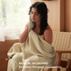 image:imageBedsure Bundle of 1 Muslin Blanket King amp 1 Waffle Blanket King