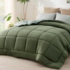 image:imageBedsure Comforters Twin XL Size Duvet Insert Quilted Down Alternative Comforter Ultra Soft Lightweight Comforter Blanket for Bed with 8 Tabs Machine Washable 68 x 92 in Light GreyGreyGreenLight Green