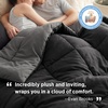 image:imageBedsure Comforters Twin XL Size Duvet Insert Quilted Down Alternative Comforter Ultra Soft Lightweight Comforter Blanket for Bed with 8 Tabs Machine Washable 68 x 92 in Light GreyGreyBlackGrey