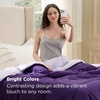 image:imageBedsure Comforters Twin XL Size Duvet Insert Quilted Down Alternative Comforter Ultra Soft Lightweight Comforter Blanket for Bed with 8 Tabs Machine Washable 68 x 92 in Light GreyGreyPurplePale Purple