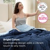 image:imageBedsure Comforters Twin XL Size Duvet Insert Quilted Down Alternative Comforter Ultra Soft Lightweight Comforter Blanket for Bed with 8 Tabs Machine Washable 68 x 92 in Light GreyGreyNavy BlueBlue