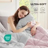 image:imageBedsure Comforters Twin XL Size Duvet Insert Quilted Down Alternative Comforter Ultra Soft Lightweight Comforter Blanket for Bed with 8 Tabs Machine Washable 68 x 92 in Light GreyGreyPinkGrey