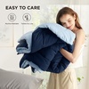 image:imageBedsure Comforters Twin XL Size Duvet Insert Quilted Down Alternative Comforter Ultra Soft Lightweight Comforter Blanket for Bed with 8 Tabs Machine Washable 68 x 92 in Light GreyGreyNavy BlueBlue