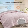 image:imageBedsure Comforters Twin XL Size Duvet Insert Quilted Down Alternative Comforter Ultra Soft Lightweight Comforter Blanket for Bed with 8 Tabs Machine Washable 68 x 92 in Light GreyGreyPinkGrey