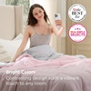 image:imageBedsure Comforters Twin XL Size Duvet Insert Quilted Down Alternative Comforter Ultra Soft Lightweight Comforter Blanket for Bed with 8 Tabs Machine Washable 68 x 92 in Light GreyGreyPinkGrey