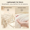 image:imageBedsure Comforters Twin XL Size Duvet Insert Quilted Down Alternative Comforter Ultra Soft Lightweight Comforter Blanket for Bed with 8 Tabs Machine Washable 68 x 92 in Light GreyGreyPurplePale Purple