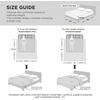 image:imageBedsure Comforters Twin XL Size Duvet Insert Quilted Down Alternative Comforter Ultra Soft Lightweight Comforter Blanket for Bed with 8 Tabs Machine Washable 68 x 92 in Light GreyGreyWhite