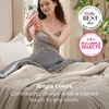 image:imageBedsure Comforters Twin XL Size Duvet Insert Quilted Down Alternative Comforter Ultra Soft Lightweight Comforter Blanket for Bed with 8 Tabs Machine Washable 68 x 92 in Light GreyGreyBeigeGrey