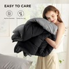 image:imageBedsure Comforters Twin XL Size Duvet Insert Quilted Down Alternative Comforter Ultra Soft Lightweight Comforter Blanket for Bed with 8 Tabs Machine Washable 68 x 92 in Light GreyGreyBlackGrey
