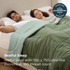 image:imageBedsure Comforters Twin XL Size Duvet Insert Quilted Down Alternative Comforter Ultra Soft Lightweight Comforter Blanket for Bed with 8 Tabs Machine Washable 68 x 92 in Light GreyGreyGreenLight Green