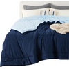 image:imageBedsure Comforters Twin XL Size Duvet Insert Quilted Down Alternative Comforter Ultra Soft Lightweight Comforter Blanket for Bed with 8 Tabs Machine Washable 68 x 92 in Light GreyGreyNavy BlueBlue
