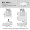 image:imageBedsure Comforters Twin XL Size Duvet Insert Quilted Down Alternative Comforter Ultra Soft Lightweight Comforter Blanket for Bed with 8 Tabs Machine Washable 68 x 92 in Light GreyGreyWhite
