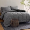 image:imageBedsure Comforters Twin XL Size Duvet Insert Quilted Down Alternative Comforter Ultra Soft Lightweight Comforter Blanket for Bed with 8 Tabs Machine Washable 68 x 92 in Light GreyGreyBlackGrey