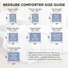 image:imageBedsure Comforters Twin XL Size Duvet Insert Quilted Down Alternative Comforter Ultra Soft Lightweight Comforter Blanket for Bed with 8 Tabs Machine Washable 68 x 92 in Light GreyGreyNavy BlueBlue