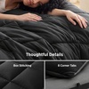 image:imageBedsure Comforters Twin XL Size Duvet Insert Quilted Down Alternative Comforter Ultra Soft Lightweight Comforter Blanket for Bed with 8 Tabs Machine Washable 68 x 92 in Light GreyGreyBlackGrey