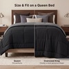 image:imageBedsure Comforters Twin XL Size Duvet Insert Quilted Down Alternative Comforter Ultra Soft Lightweight Comforter Blanket for Bed with 8 Tabs Machine Washable 68 x 92 in Light GreyGreyBlackGrey