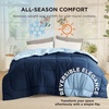 image:imageBedsure Comforters Twin XL Size Duvet Insert Quilted Down Alternative Comforter Ultra Soft Lightweight Comforter Blanket for Bed with 8 Tabs Machine Washable 68 x 92 in Light GreyGreyNavy BlueBlue