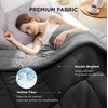 image:imageBedsure Comforters Twin XL Size Duvet Insert Quilted Down Alternative Comforter Ultra Soft Lightweight Comforter Blanket for Bed with 8 Tabs Machine Washable 68 x 92 in Light GreyGreyBlackGrey