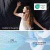 image:imageBedsure Cooling Blankets for Hot Sleepers  Cooling Comforter Lightweight Cold Summer Blanket for Night Sweats Ice Breathable Comforter for Couch Grey 50x60 InchesBlack and Grey