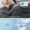 image:imageBedsure Cooling Blankets for Hot Sleepers  Cooling Comforter Lightweight Cold Summer Blanket for Night Sweats Ice Breathable Comforter for Couch Grey 50x60 InchesDark Grey