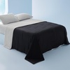 image:imageBedsure Cooling Blankets for Hot Sleepers  Cooling Comforter Lightweight Cold Summer Blanket for Night Sweats Ice Breathable Comforter for Couch Grey 50x60 InchesBlack and Grey