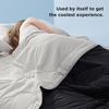 image:imageBedsure Cooling Blankets for Hot Sleepers  Cooling Comforter Lightweight Cold Summer Blanket for Night Sweats Ice Breathable Comforter for Couch Grey 50x60 InchesBlack and Grey