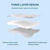 image:imageBedsure Cooling Blankets for Hot Sleepers  Cooling Comforter Lightweight Cold Summer Blanket for Night Sweats Ice Breathable Comforter for Couch Grey 50x60 InchesBlue