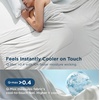 image:imageBedsure Cooling Blankets for Hot Sleepers  Cooling Comforter Lightweight Cold Summer Blanket for Night Sweats Ice Breathable Comforter for Couch Grey 50x60 InchesGrey