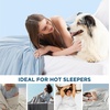 image:imageBedsure Cooling Blankets for Hot Sleepers  Cooling Comforter Lightweight Cold Summer Blanket for Night Sweats Ice Breathable Comforter for Couch Grey 50x60 InchesBlue
